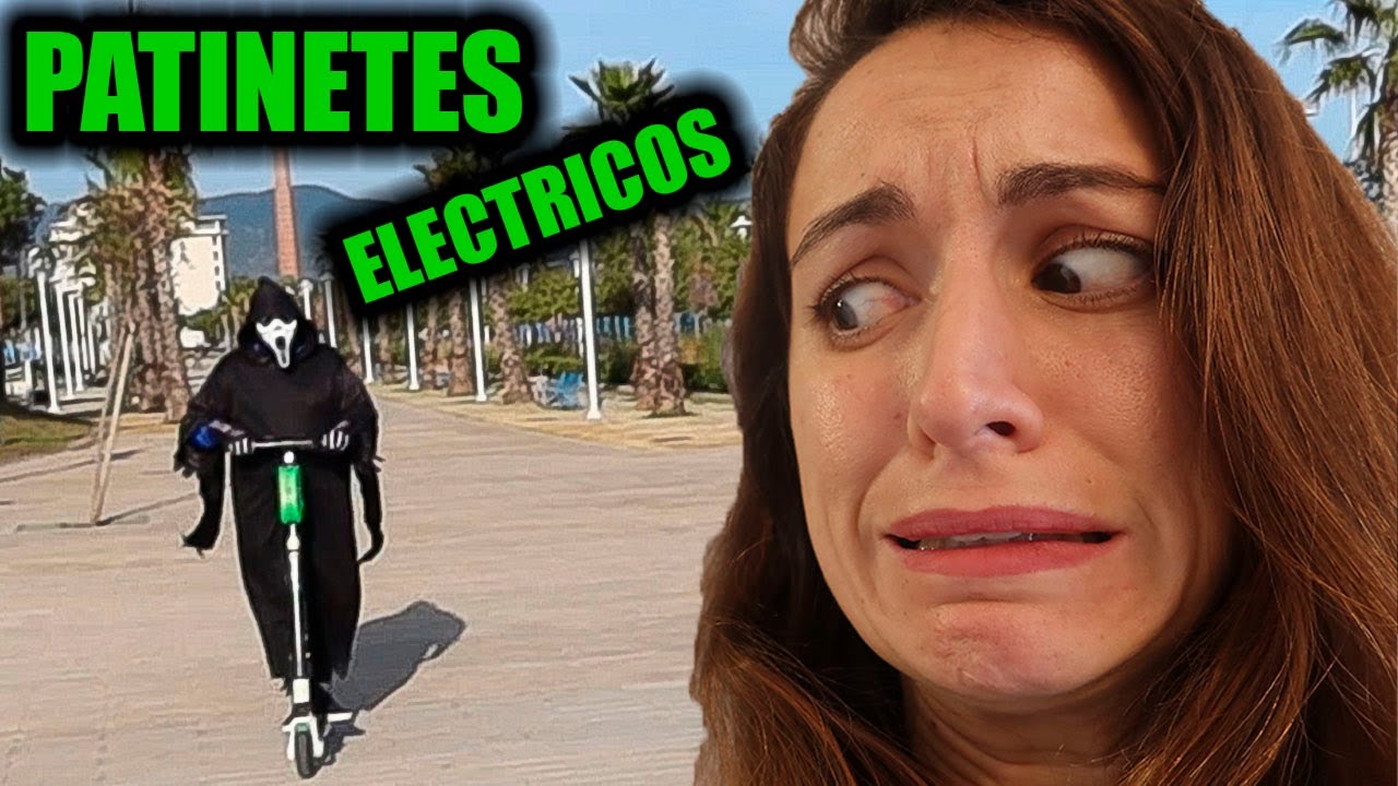 LOS PATINETES NOS LLEVAN AL ENMASCARADO *Laura sabe conducirlo*