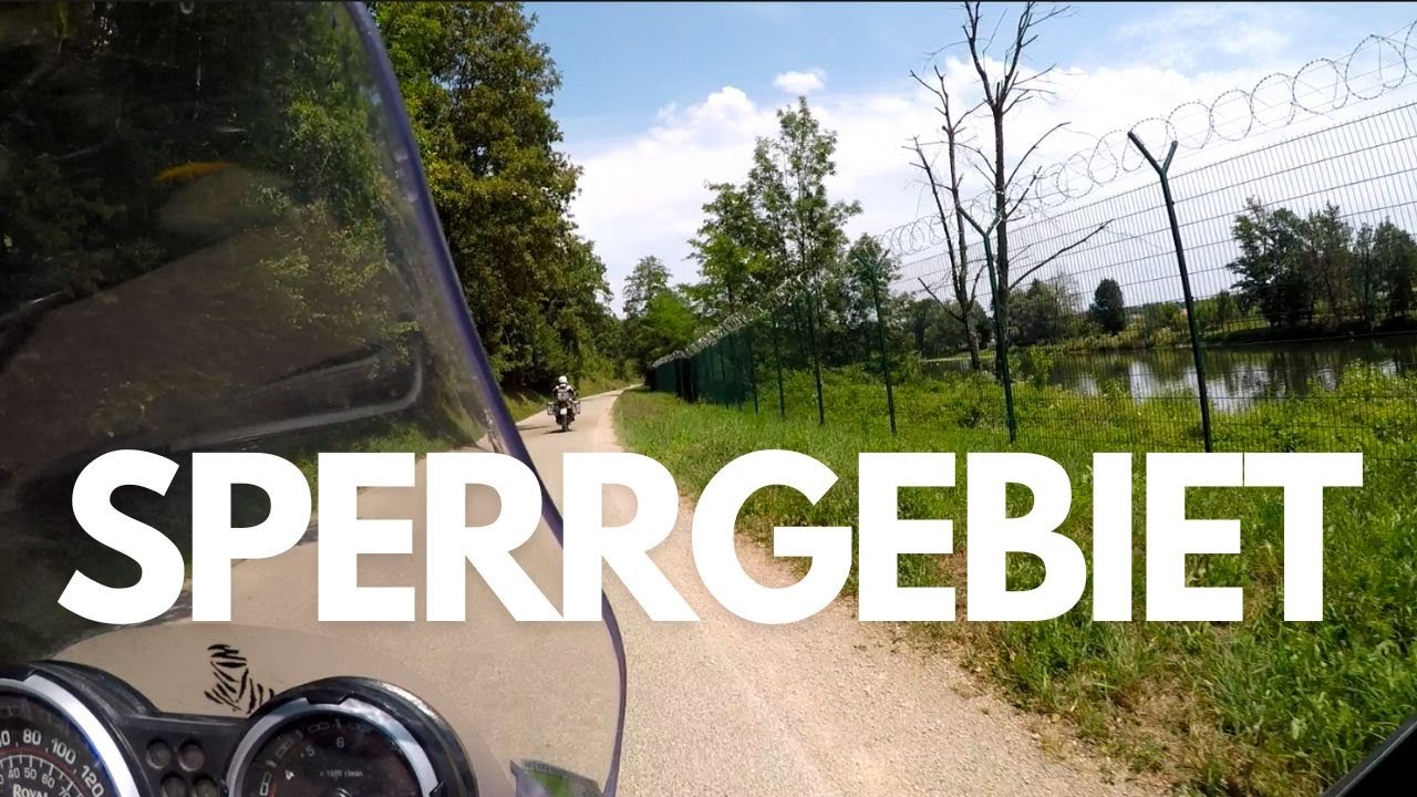 MOTORRAD Fahren entlang der Slowenien Kroatien Grenze