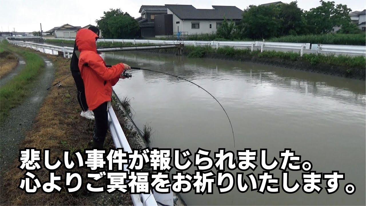 【事件】ウナギを釣りに行った水門で撮影後に全国ニュースで報じられることに