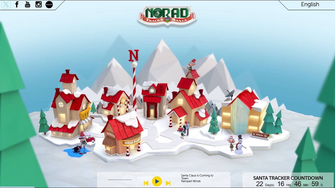 SANTA TRACKING LIVE 24/7 STREAM TRAILER 2025