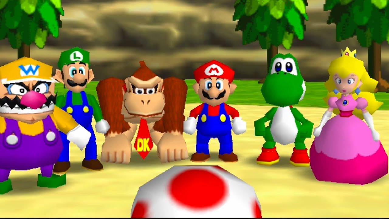 Mario Party 1 - FULL MOVIE!!