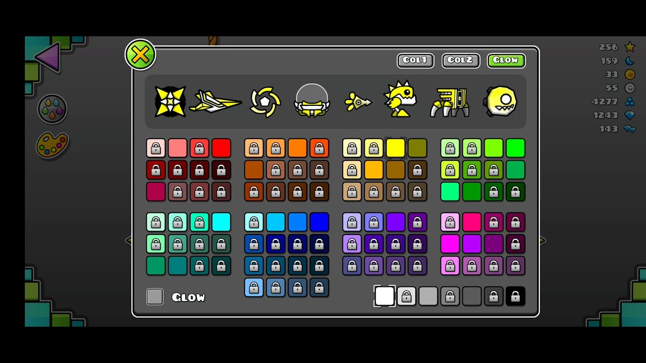 Using glow in geometry dash