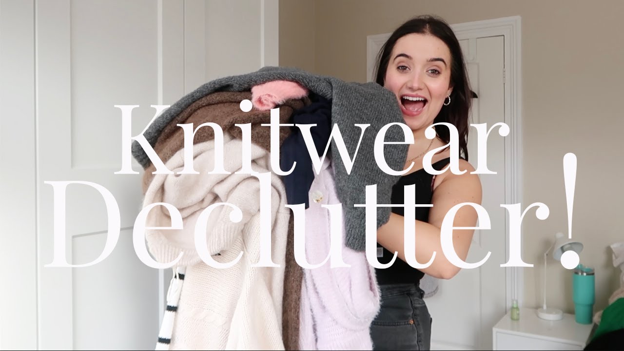 Trying On My Wardrobe Part One: Knitwear, Jumpers & Cardigans! Declutter & Donate A Little Obsessed