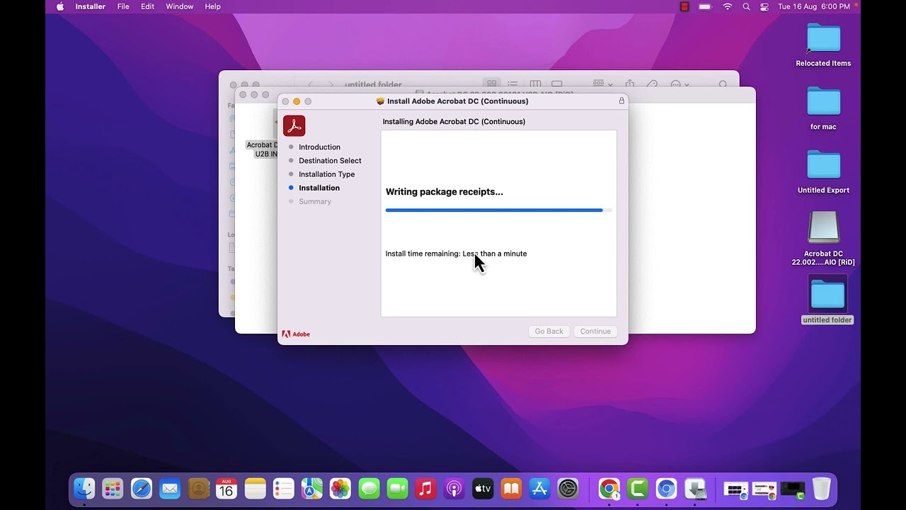 how to install acrobat 2022