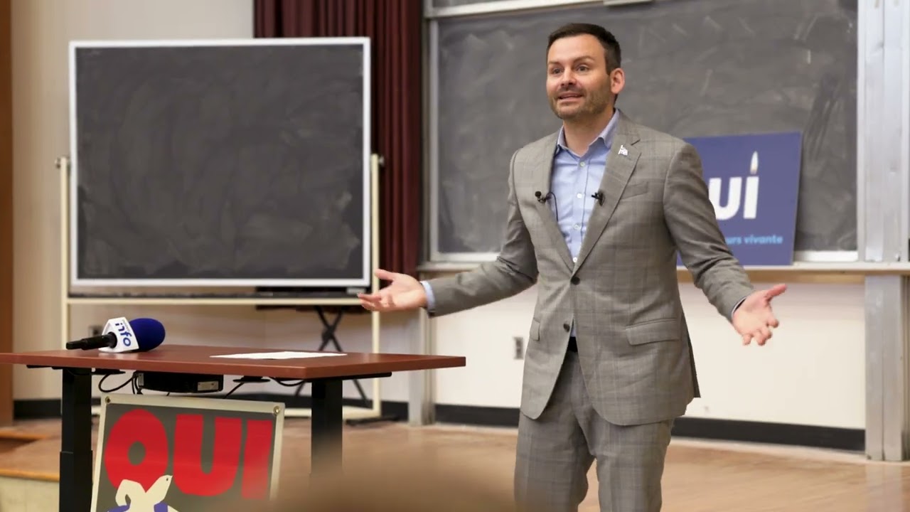 Donner un sens à la politique: conférence à l'Université de Sherbrooke