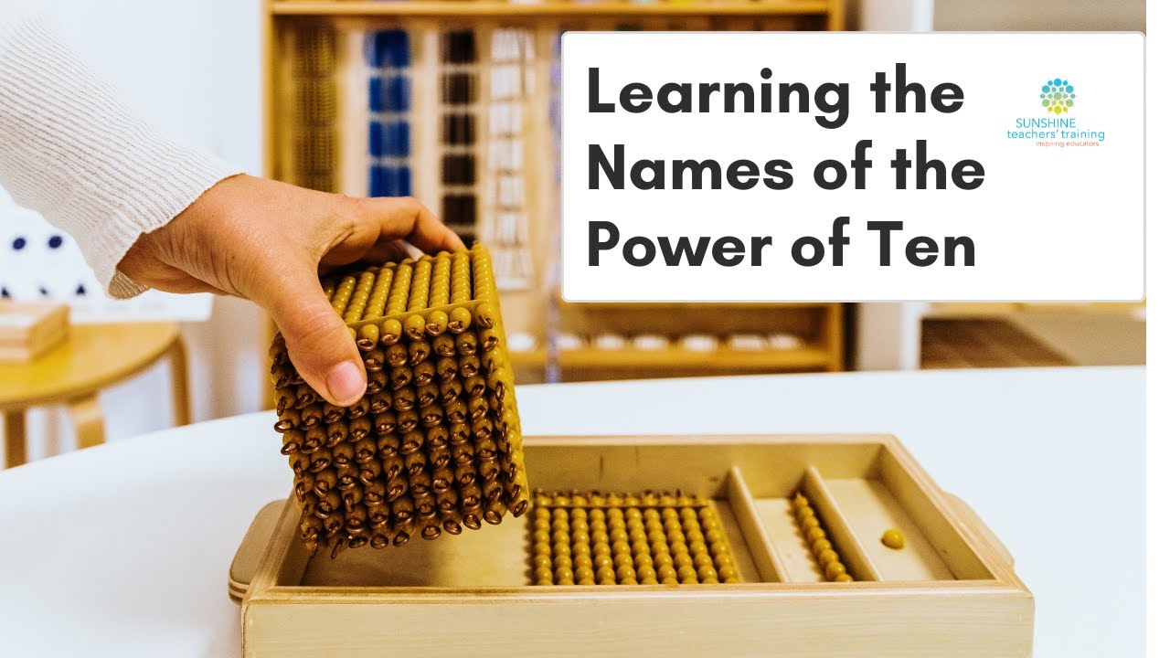 Learning the Names of the Power of Ten
