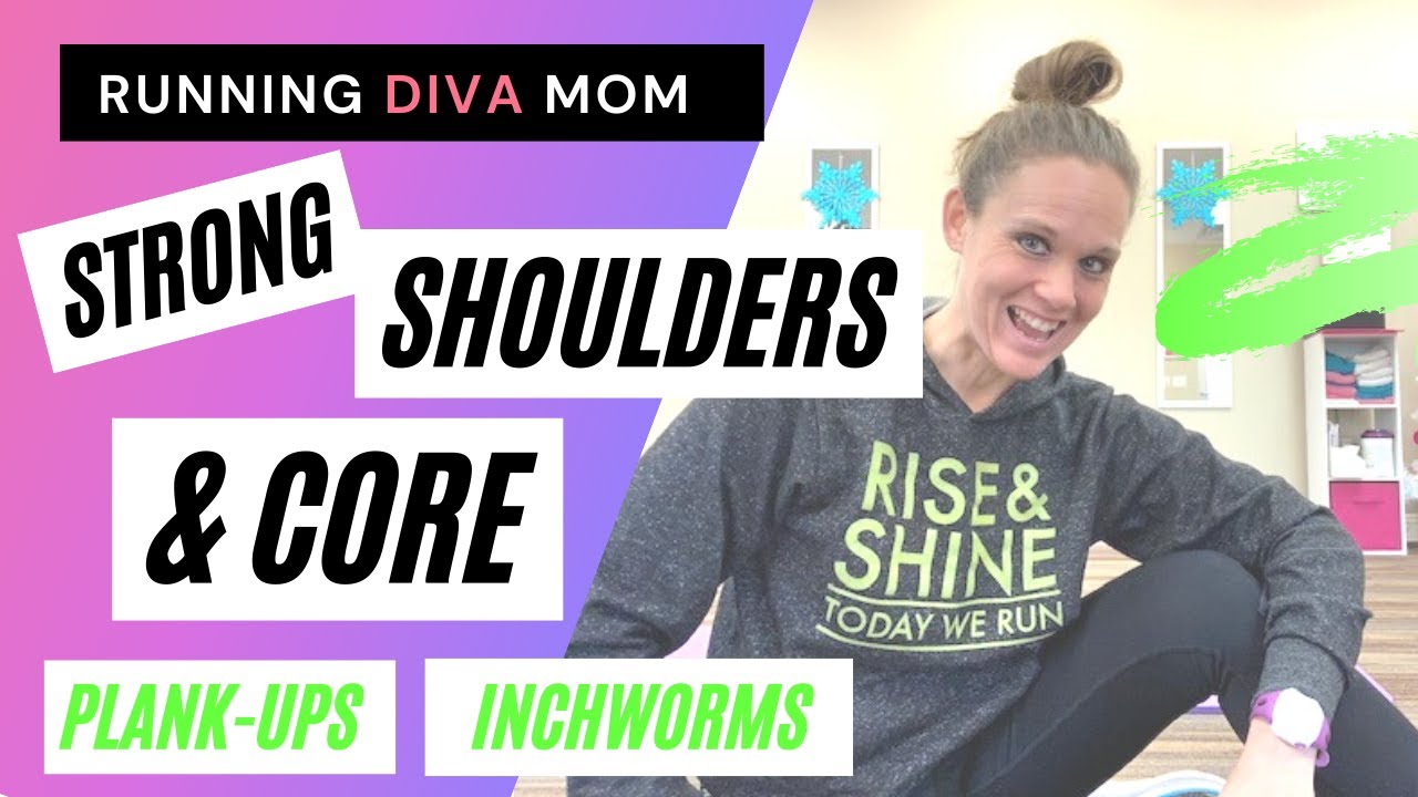 STRONG SHOULDERS + CORE | Plank ups & Inchworms | Stretch hamstrings shoulder workout core workout