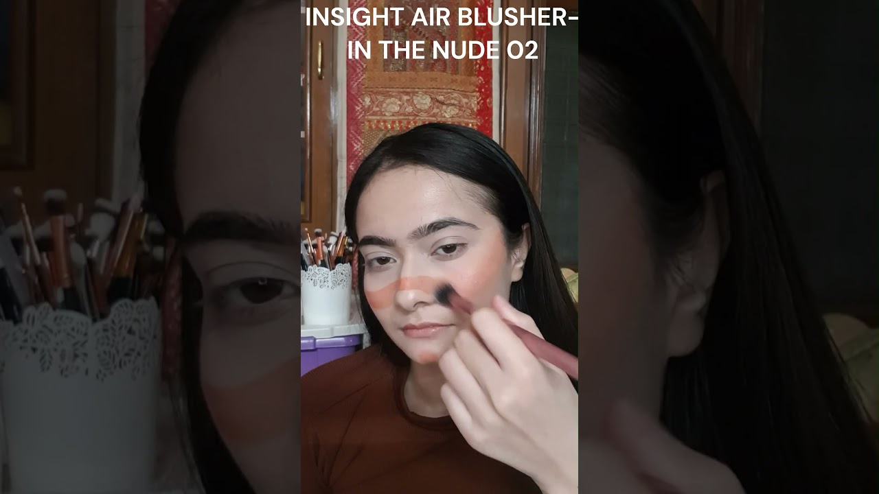 INSIGHT COSMETICS AIR BLUSHER (02 IN THE NUDE) REVIEW AND SWATCH 