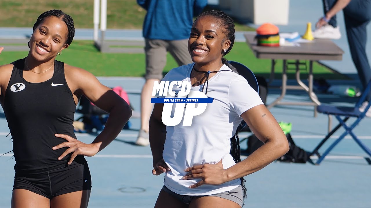 MIC’D UP with Dolita Shaw || Sprints Practice || BYU Track & Field