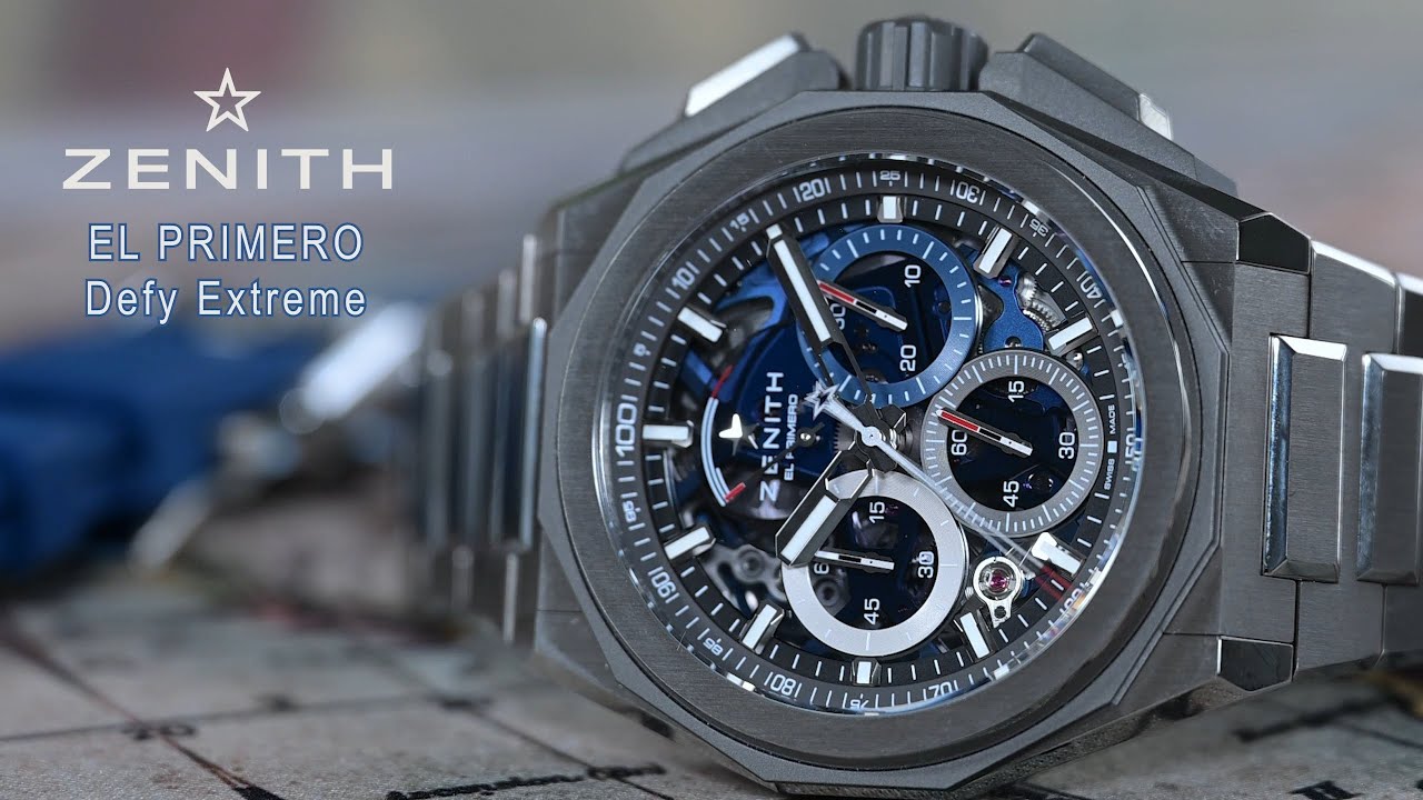 Zenith Defy Extreme 1/100th Chronograph Unboxing 95.9100.9004/01.I001