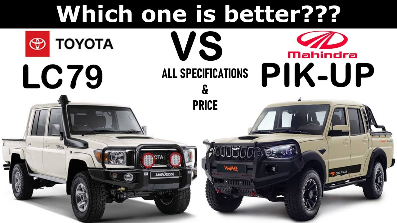 ALL NEW Toyota Landcruiser LC79 Vs ALL NEW Mahindra PIK-UP | Which one is better ?