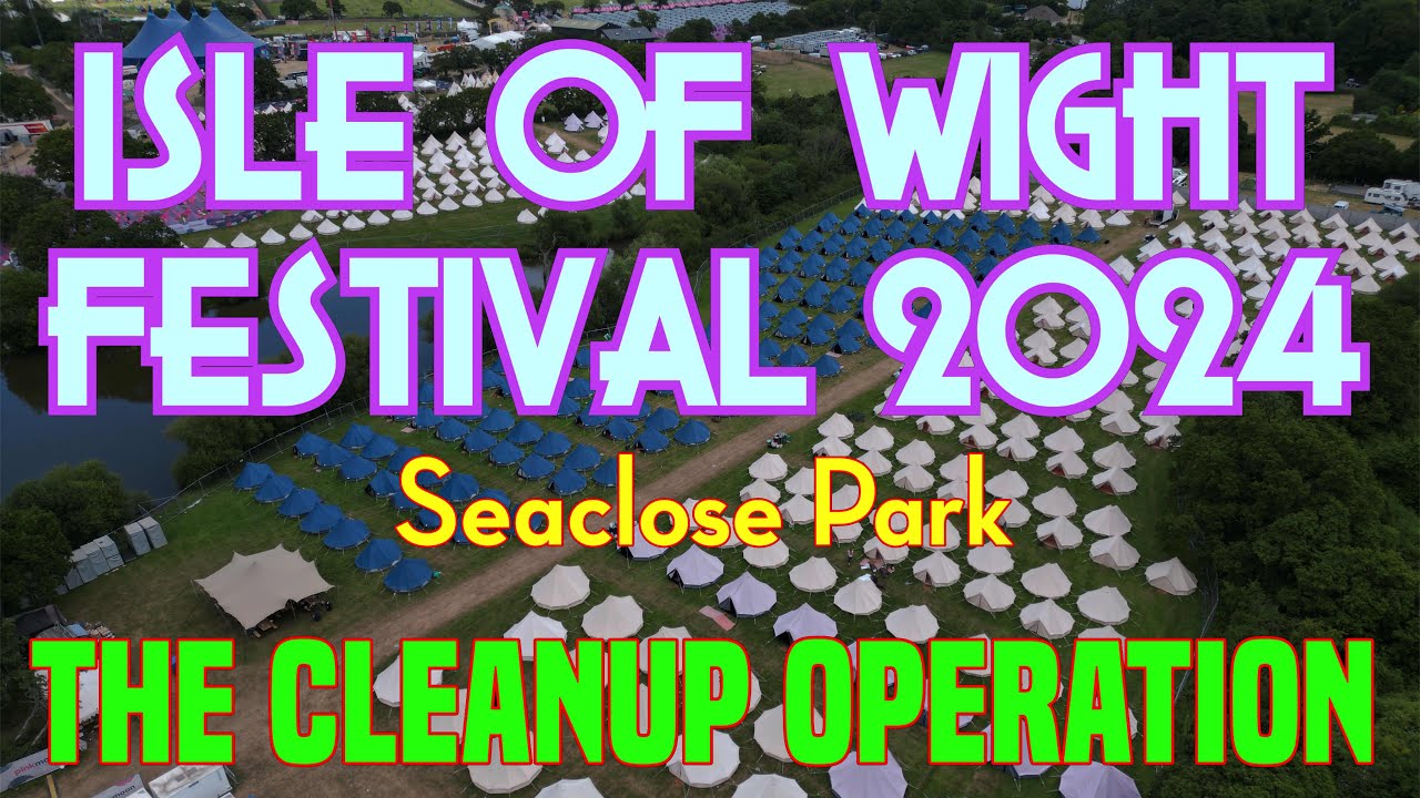 Isle of Wight Festival - Cleanup Operation - Monday 24th June 2024