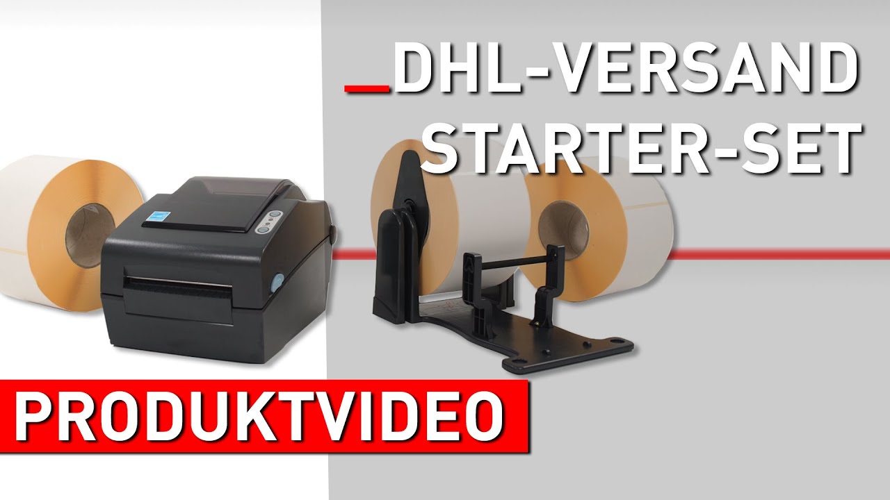 DHL Starter-Set mit Desktop-Drucker | Versandetiketten selber drucken [Produktvideo]