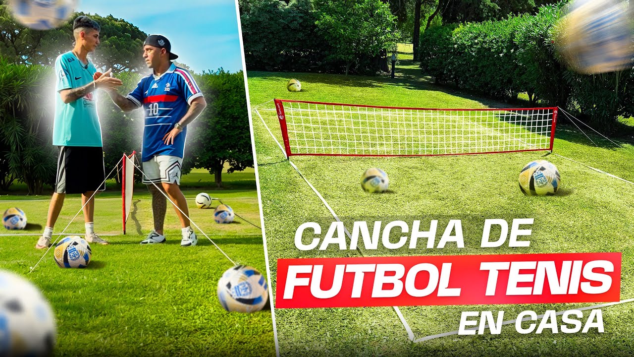 Cancha de futbol tenis en casa ⚽️// @aaron.trioni 