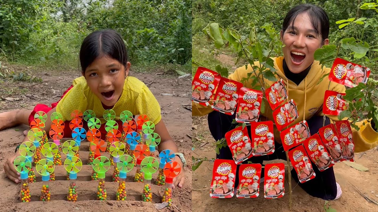 Part 60 Survival Skills SMART Ideas and USEFUL in Forest With Single Mom  Jungle Life