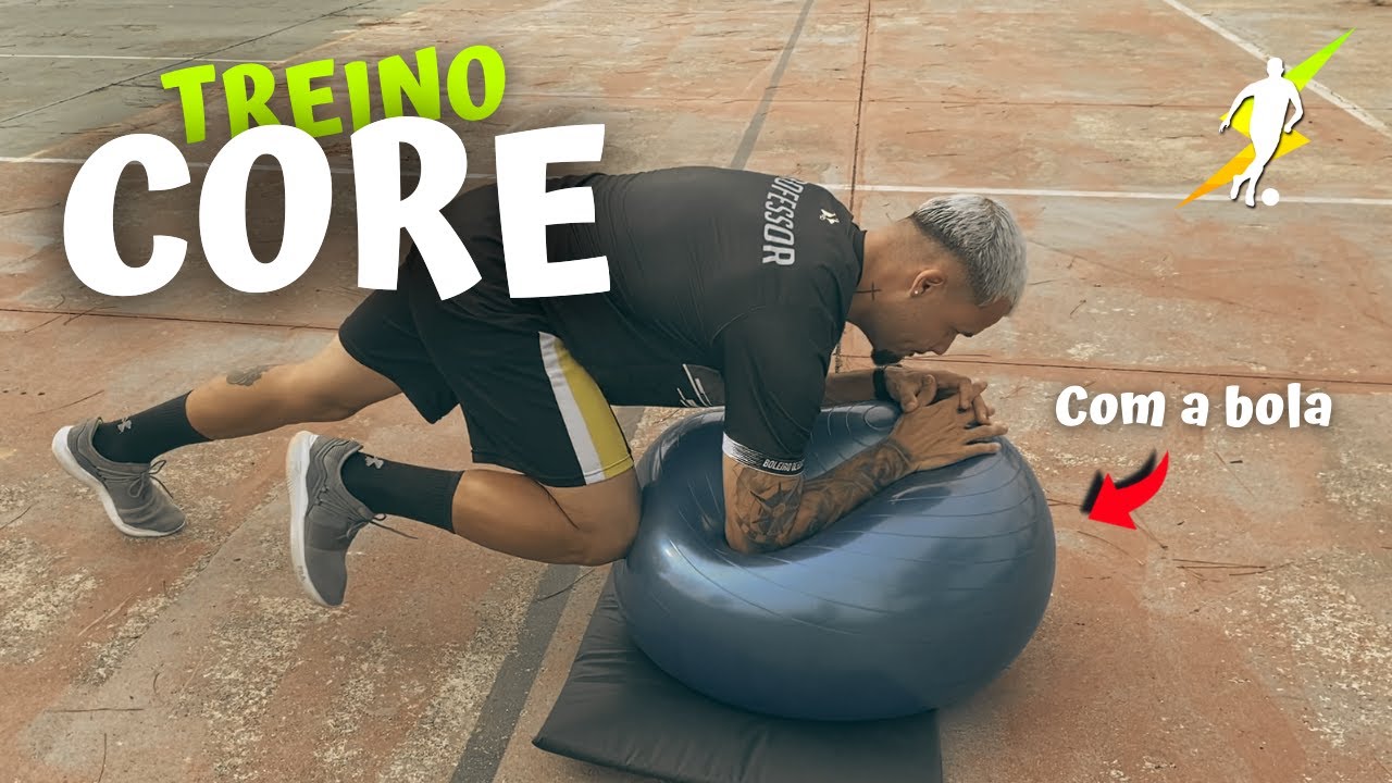 5 EXERCÍCIOS PARA FORTALECER O CORE COM APENAS 1 BOLA SUÍÇA | Futebol | Boleiro de Elite