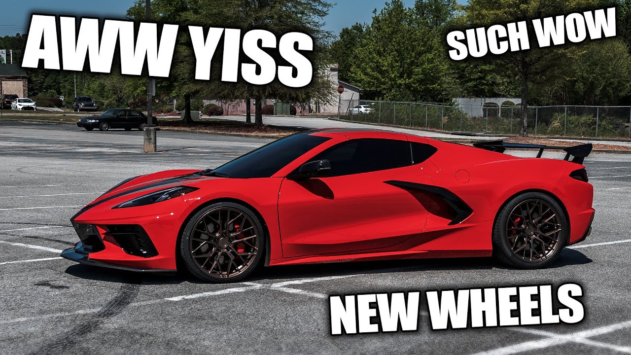 I FINALLY GOT NEW WHEELS FOR THE C8!
