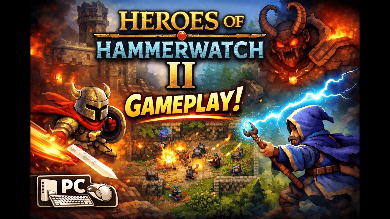 Jogando - Heroes of Hammerwatch II