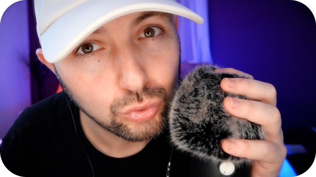 The Best Slow Mouth Sounds ASMR Mic Massage EVER