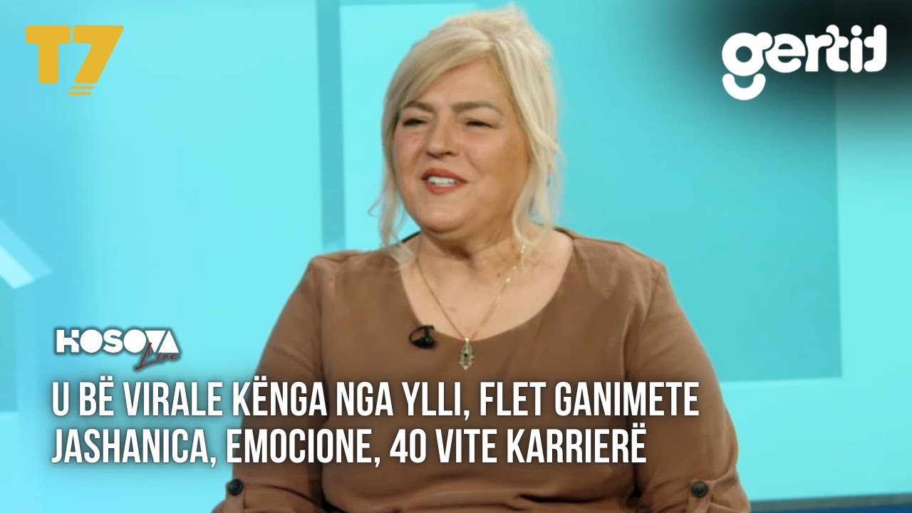 U bë virale kënga nga Ylli, flet Ganimete Jashanica, emocione, 40 vite karrierë | KOSOVA LIVE | T7