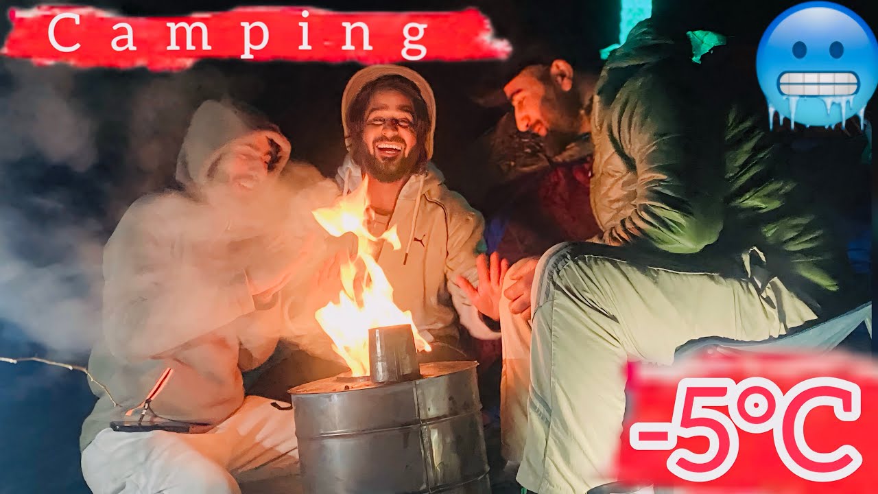 Night Camping in our Locality -5°C🥶 Vlog nhi Funny video ban gye🤣|EmuuVlogs||Yasirdar||wariswani😇