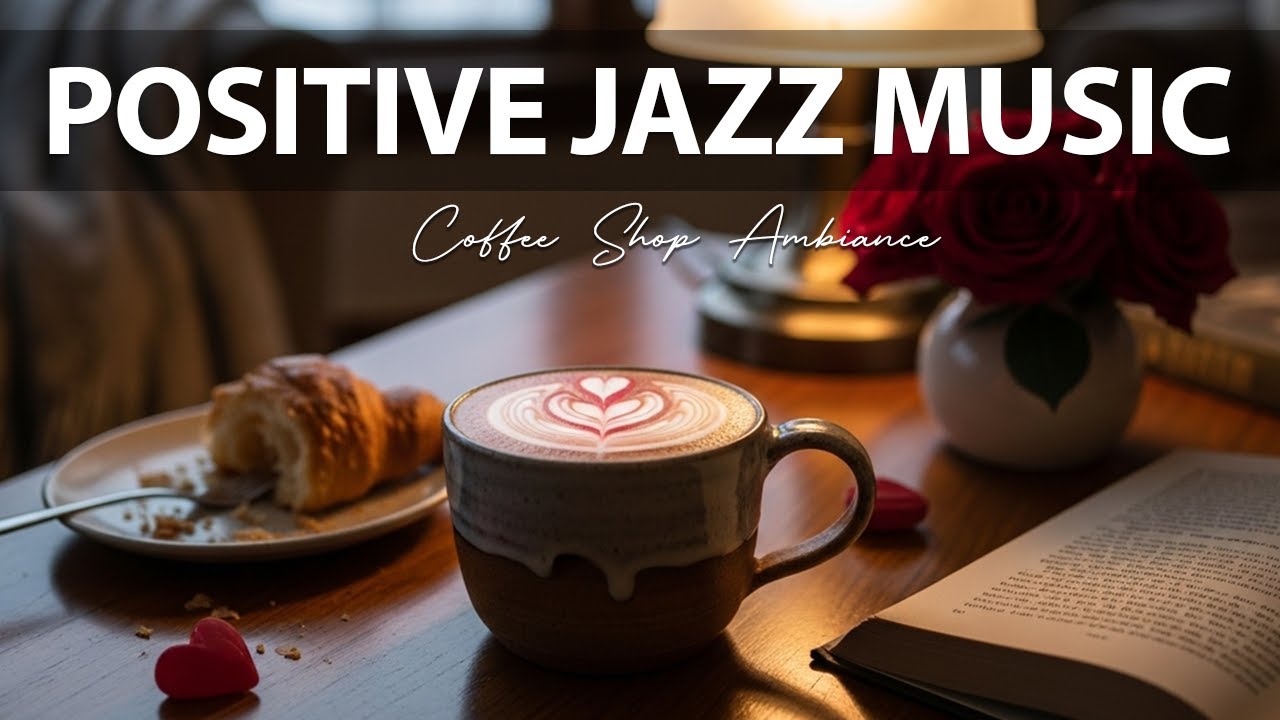 Positive Jazz Music ☕ Coffee Shop Ambiance for Studying, Working & Relaxing