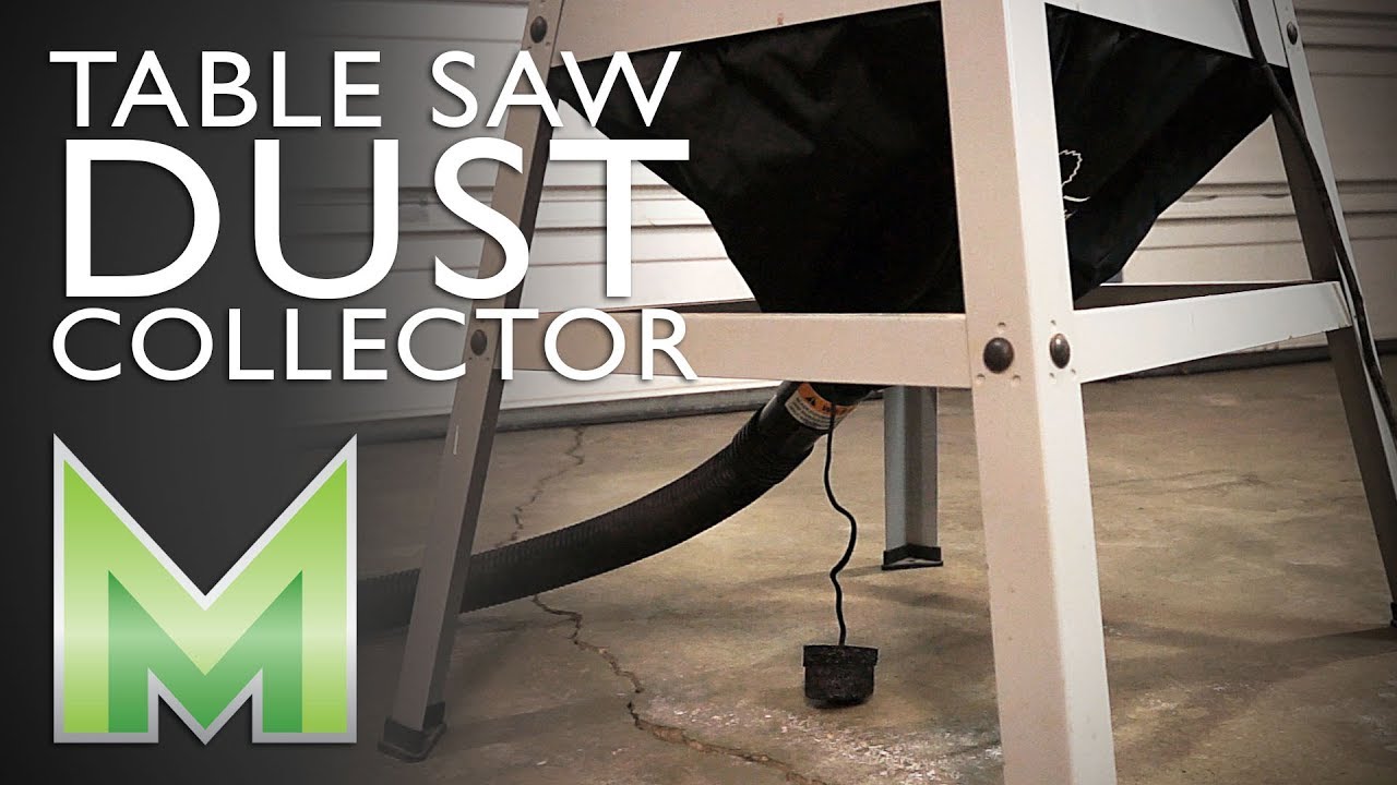 How to Install a Table Saw Dust Collector - Milescraft Dust Cutter II Review