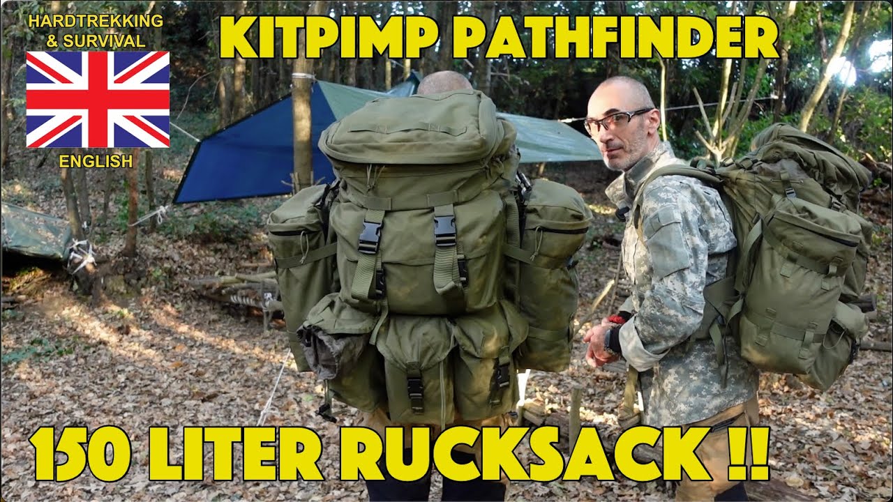 Kitpimp Pathfinder rucksack! 150 liter!