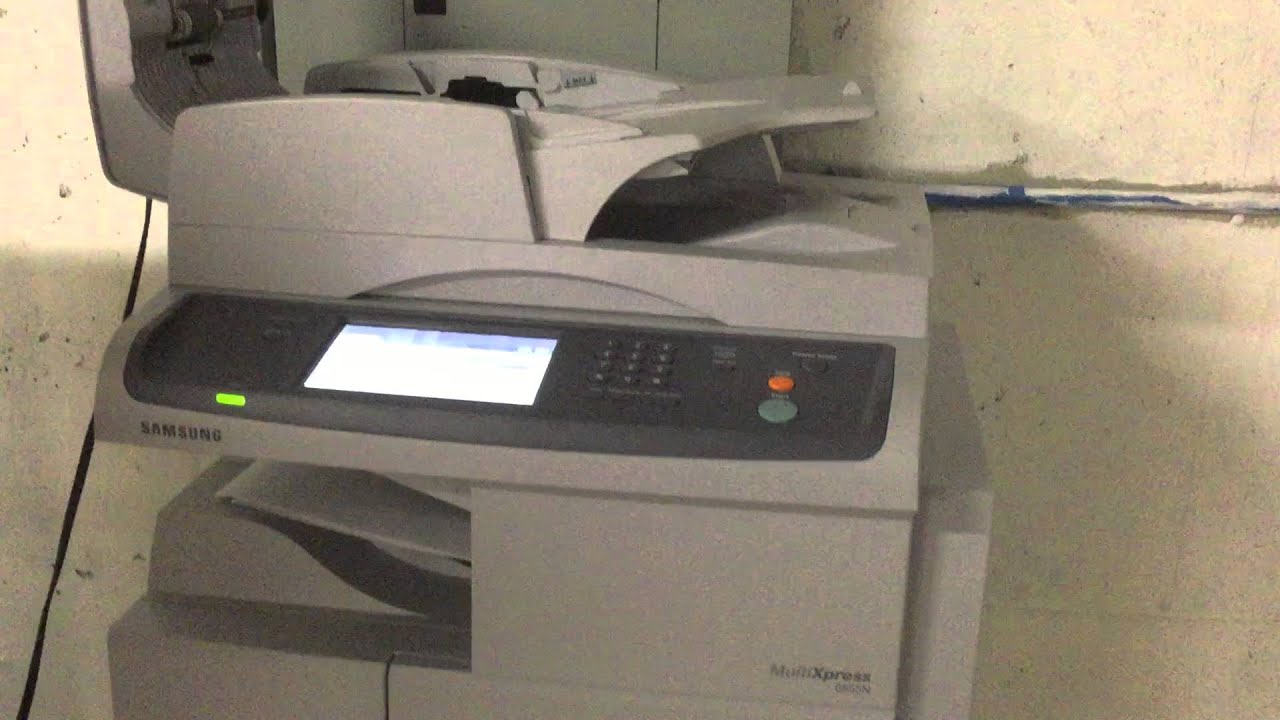 Samsung SCX-6555N _ top feeder problem