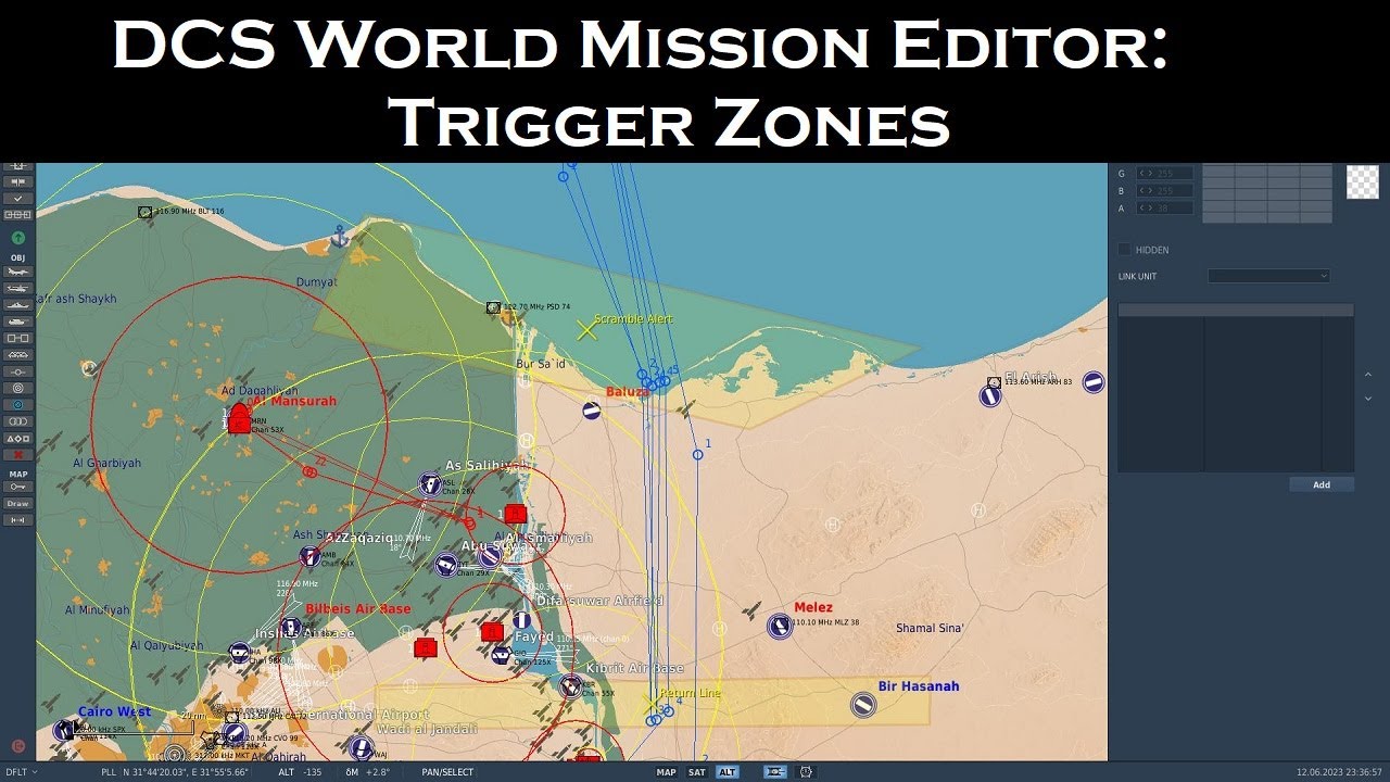 DCS World Mission Editor: Trigger Zones