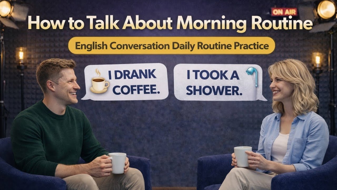 English Conversation | Morning Routine