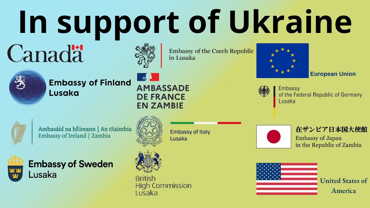 Diplomatic Missions in Zambia - Message on the Anniversary of Russia's Invasion of Ukraine