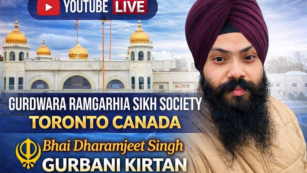 bhai dharamjeet singh gurbani kirtan  is live!