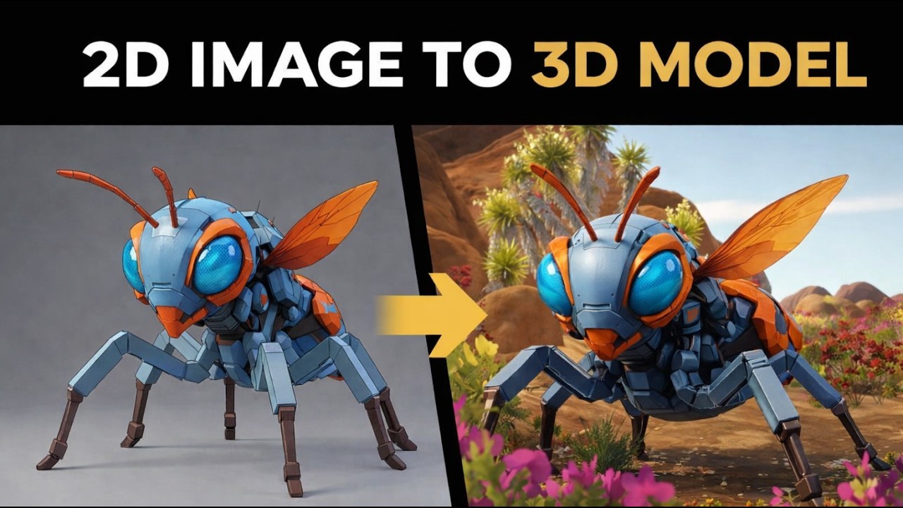 Генерация 3D-моделей с использованием ИИ становится ОЧЕНЬ ХОРОШЕЙ + процедурная обходная съемка в...