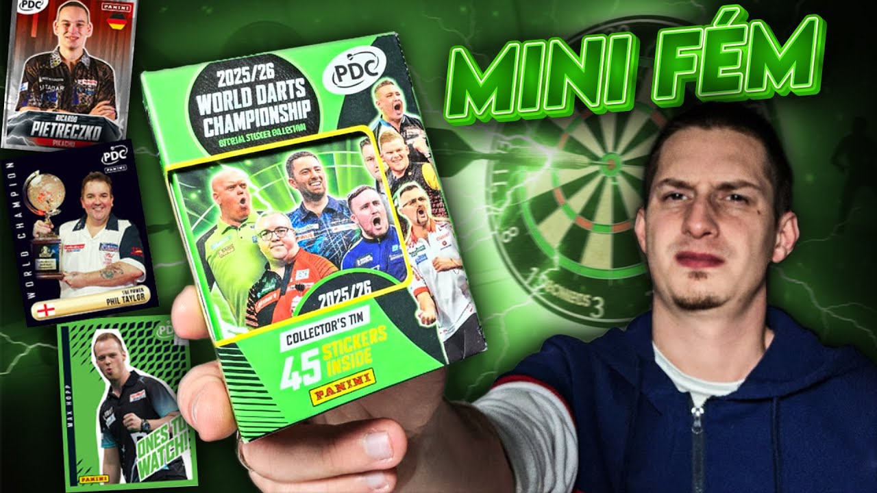 Panini PDC 25/26 World Darts Championship | Mini Fémdoboz Bontás