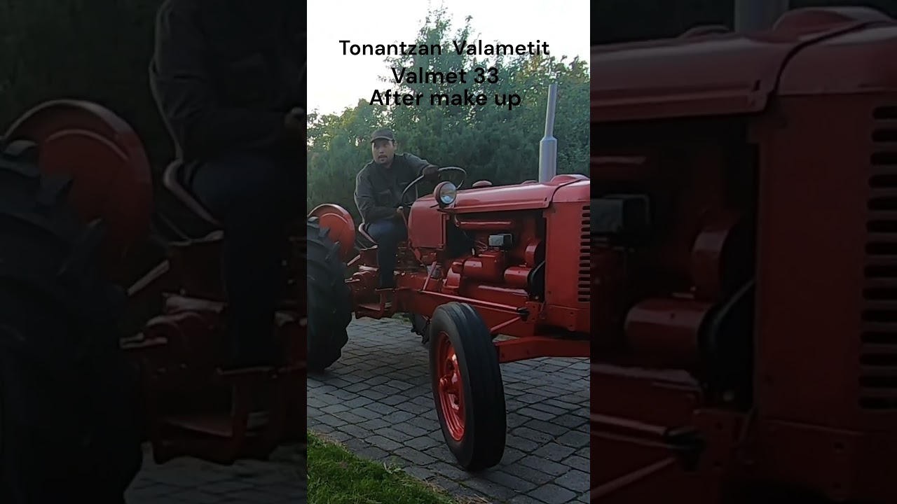 Valmet 33 before and after #traktori #traktor #tractor #valmet