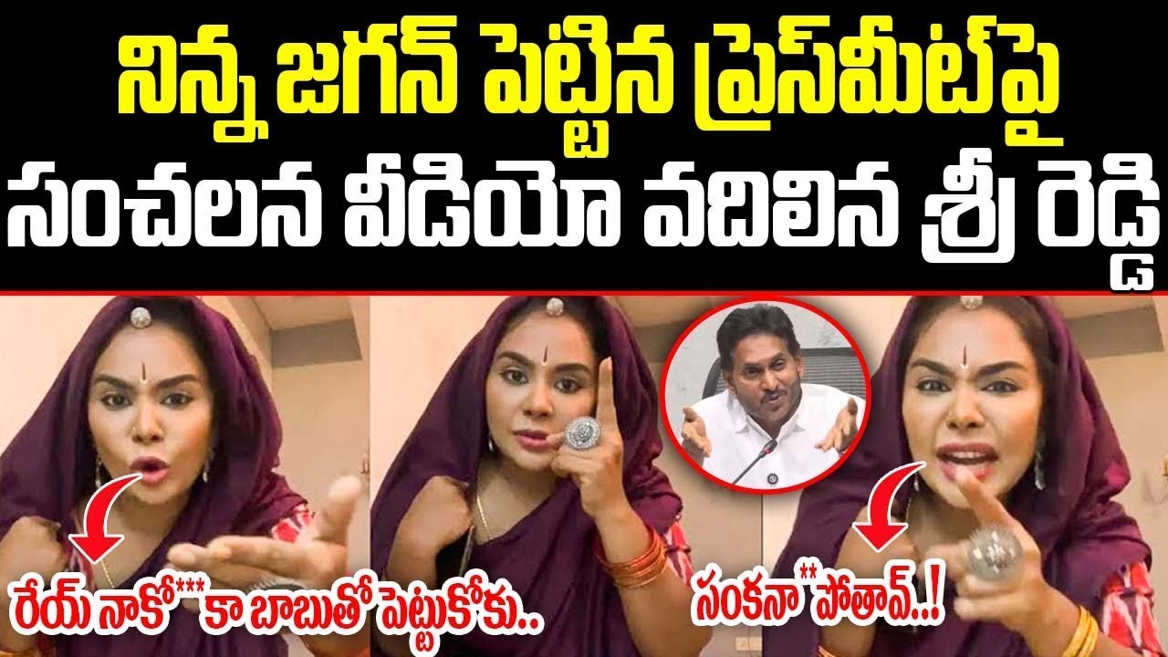 లైవ్ పెట్టి జగన్ ని చెడుగుడు ఆడేసిన శ్రీరెడ్డి Sri Reddy Sensational Live On YS Jagan Mohan | ISM