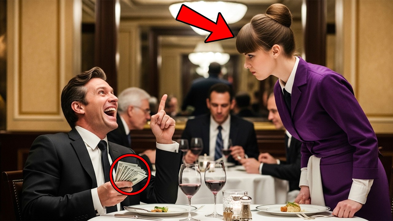 Billionaire Tested a Waitress With a Cruel Joke — Her Intelligence Destroyed His Ego