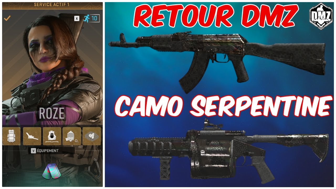 Le Fameux Camo Serpentine de DMZ (Retour sur le Meilleur extraction shooter de CoD)