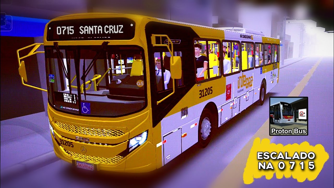 #PROTONBUS | 🟡 Escalado na linha 0715 com o 31205 | Primeira Capital do Brasil 🩵