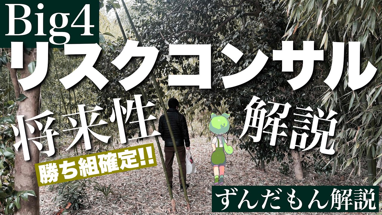 【Big4】リスクコンサル（システム監査）の将来性【ずんだもん解説】