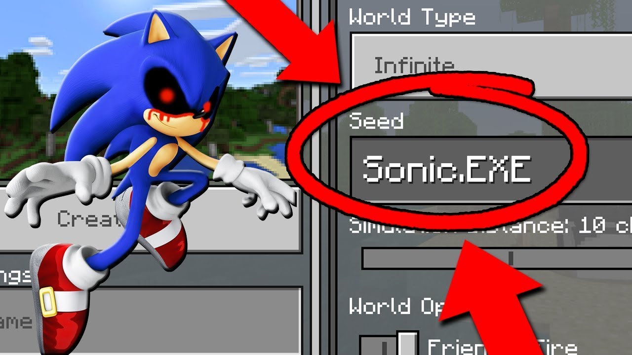 Do NOT Use the Sonic.EXE Seed in Minecraft Pocket Edition (Sonic.exe World Seed in Minecraft PE)