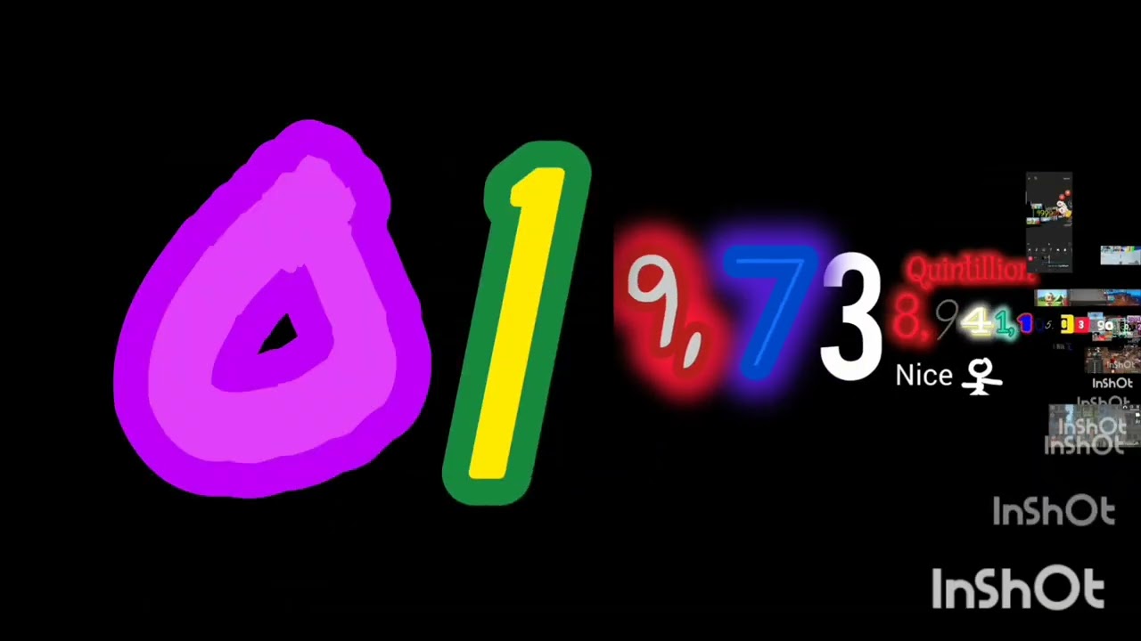 0 to 1 octillion inshot