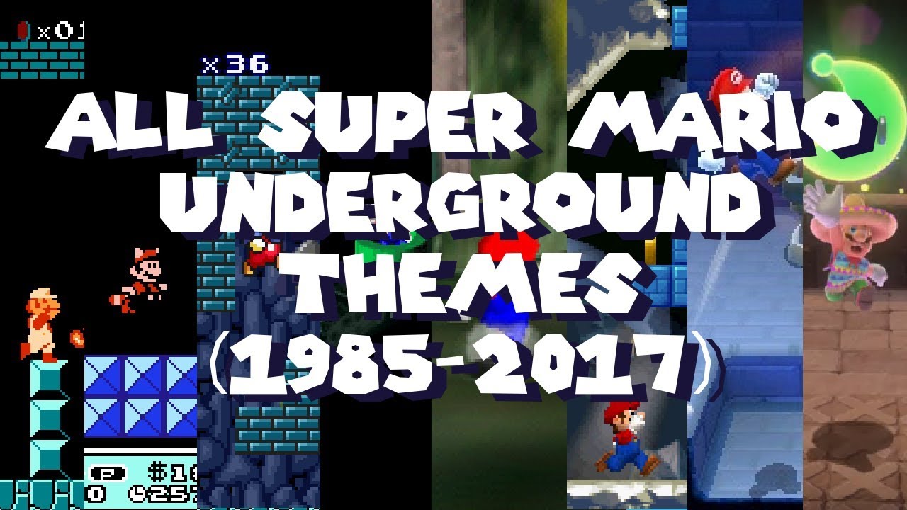 All Super Mario Underground themes (1985-2017)