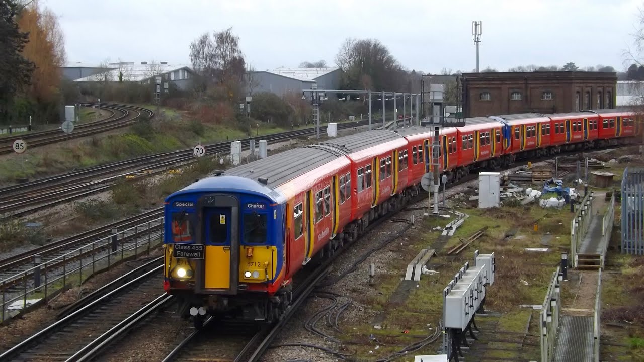 Class 455 Railtour at Guildford! 5712/5717