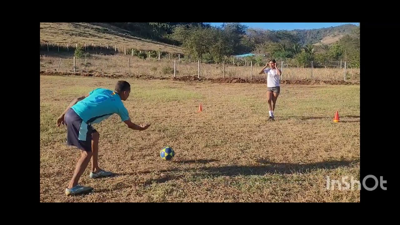 Entrenando portera 😊