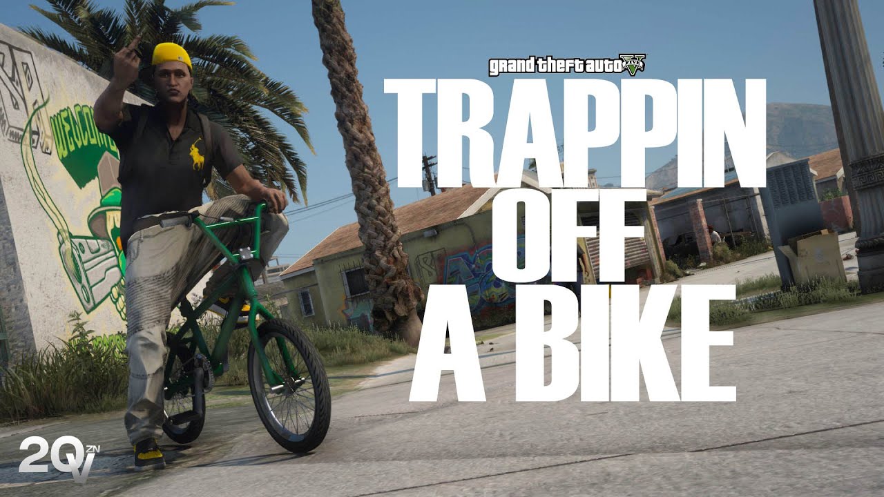 GTA 5 TRAPBOY #8 TRAPPIN OFF A BIKE! (GTA 5 Street Life Mods)