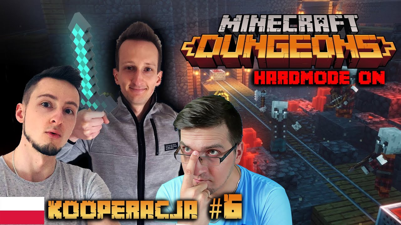 Minecraft Dungeons PL - Kopalnie czerwonego kamienia - Gameplay PL
