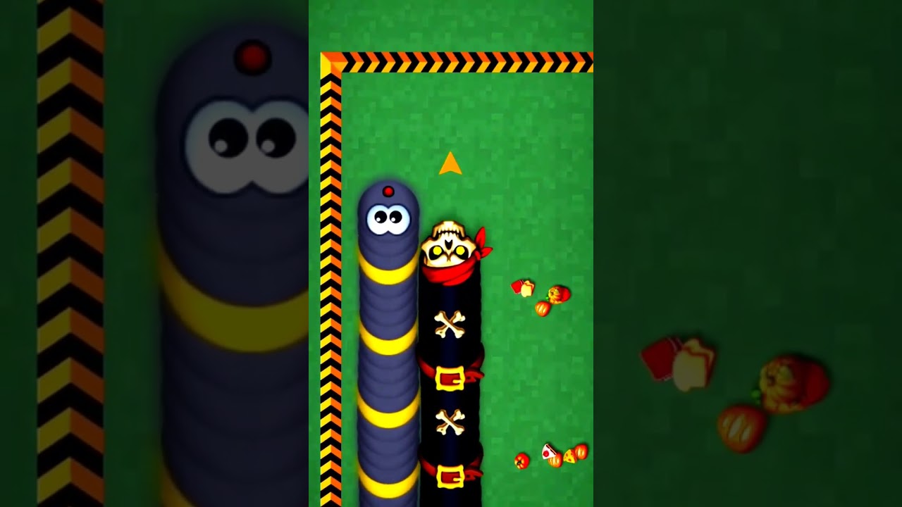 Worms Zone.io 🐍🔥 Don&rsquo;t Try This 😱 Dangerous Move! #shorts​ manoranjan-game episode 207