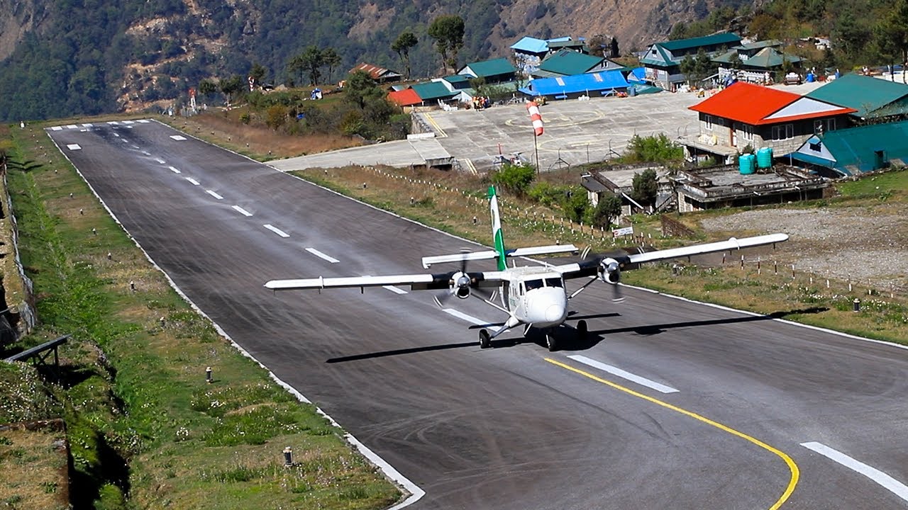 Lukla Airport: The thrilling view of Landings and Takeoffs | The Most Dangerous Airport in the World